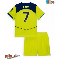 Camiseta Tottenham Hotspur Xavi Simons #7 Tercera Equipación para niños 2025-26 manga corta (+ pantalones cortos)